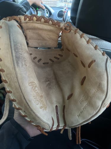 Used  Right Hand Throw 34" Heart of the hide Catcher's Glove