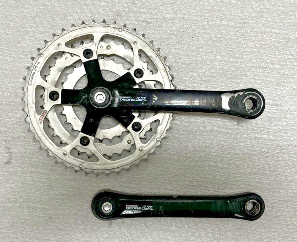 SHIMANO DEORE LX FC-M560 175mm クランク Vintage Shimano Deore LX FC-M560 Crank Set 175 mm 74 110 BCD