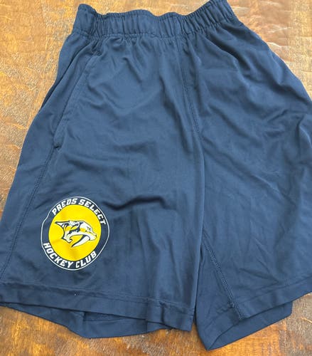 Navy Used Boys Champro Shorts - Large - Preds Select