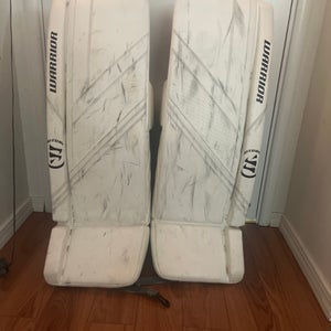 Used Warrior Ritual G6 E+ Goalie Leg Pads