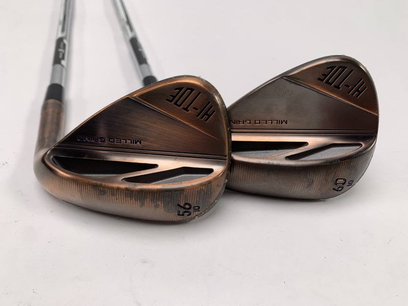 TaylorMade Milled Grind Hi-Toe 3 Copper Wedge Set 56* 10 | 60* 10 Hi-Rev 2.0 RH
