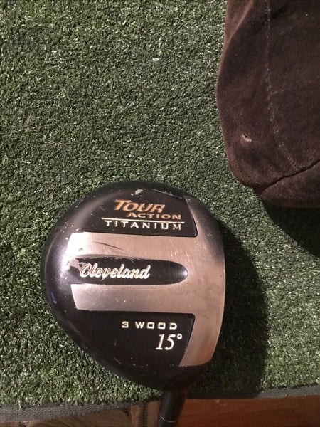Cleveland Tour Action Titanium 15* 3 Wood Regular Ultralite Grafalloy Graphite