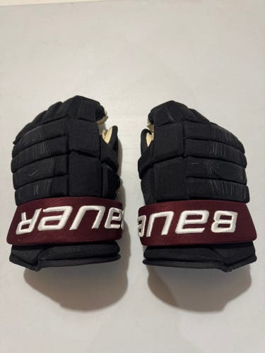 Used Bauer 14" Pro Stock Pro Series Gloves Union