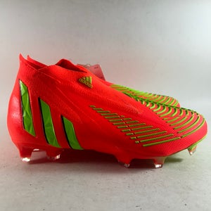 Adidas Predator Edge+ FG Soccer Cleats Orange Size Mens 5.5 Womens 6.5 GW1039