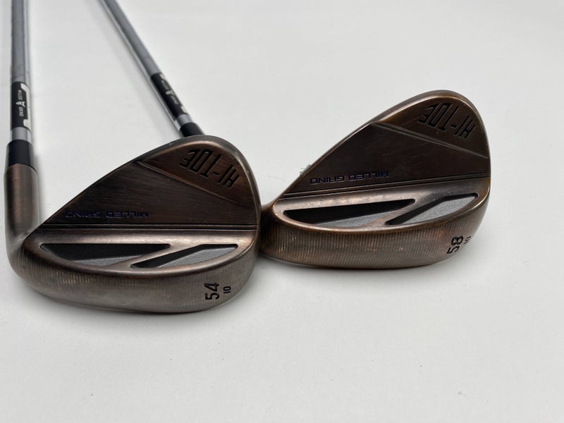 TaylorMade Milled Grind Hi-Toe 3 Copper Wedge Set 54* 10 | 58* 10 Hi-Rev 2.0 RH