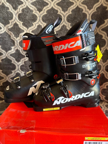 Nordica Dobermann World Cup EDT 130 Ski Boots Black Size-25
