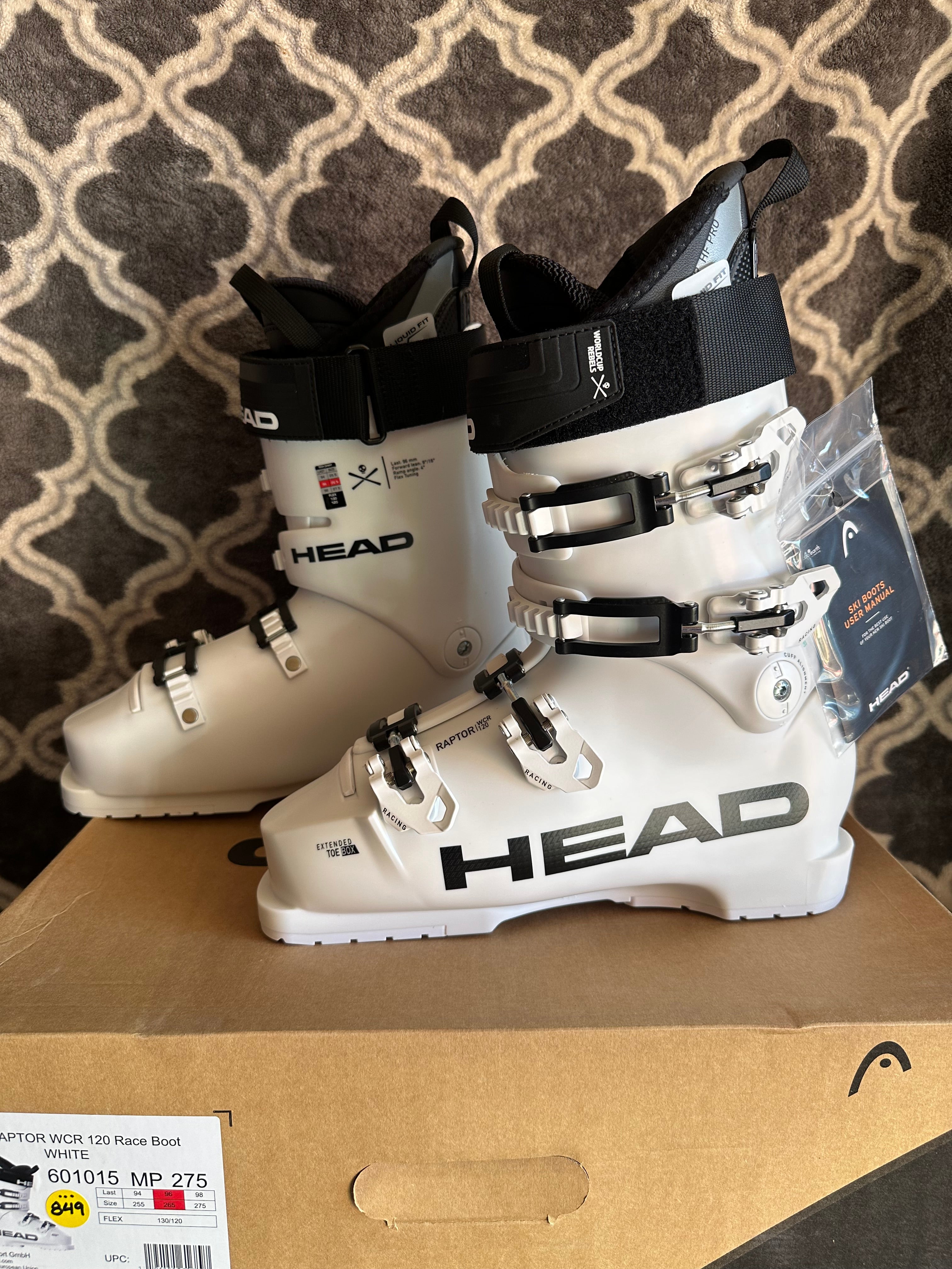 HEAD RAPTOR WCR 120S RACE BOOT 22-23 24.5cm 【公式通販】
