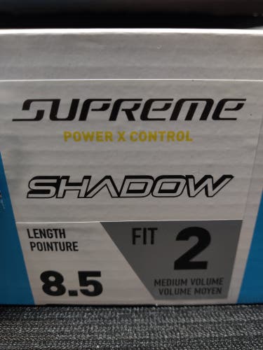 New Senior Bauer Supreme Shadow Hockey Skates Regular Width 8.5
