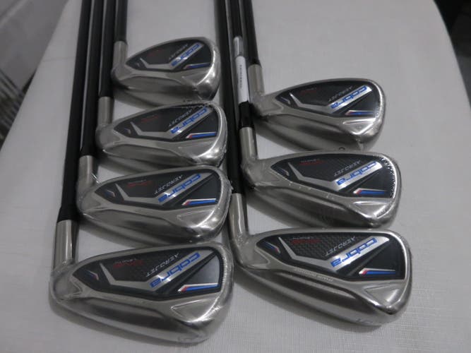 Cobra AeroJet One Length Iron Set - 5-PW, GW - KBS PGI 85 Stiff Graphite - NEW