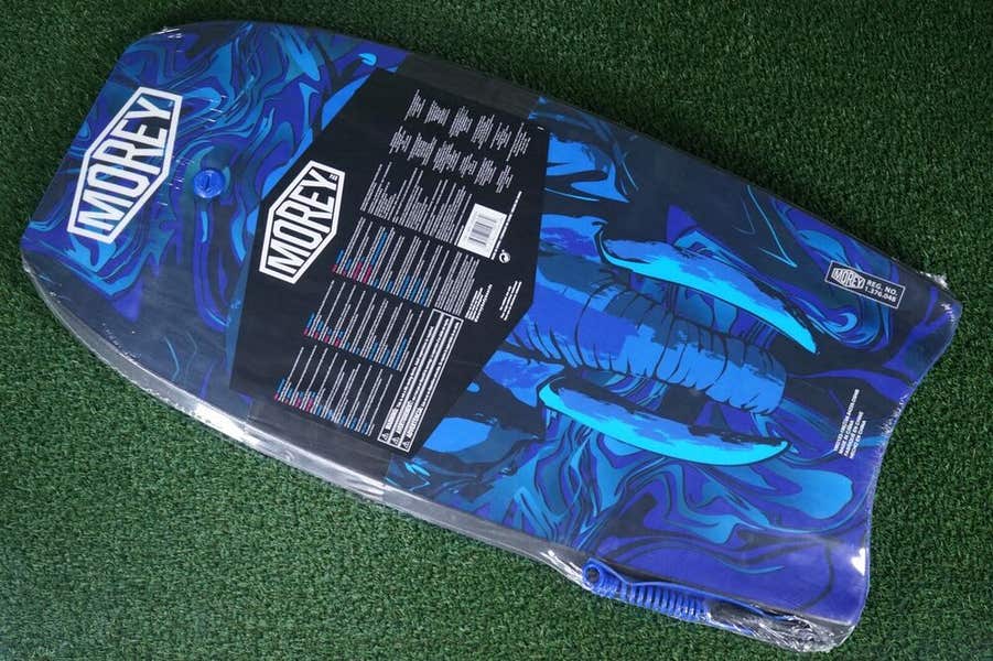 MOREY MACH 11 TUBE RAIL BODY BOOGIE BOARD, BLUE ELEPHANT