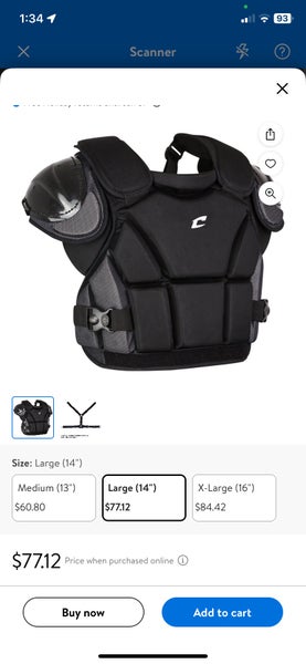 Umpire chest protector