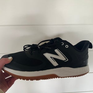 Black New Size 13 (Women's 14) Adult Men's New Balance Molded Cleats Cleats