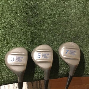 Lady Cobra Baffler Steel Classic Woods Set (3W, 5W, 7W) Graphite Licon Series