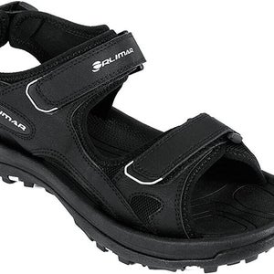 Orlimar Golf Men's Spikeless Golf Sandals - Black / White - Men's US Size 9