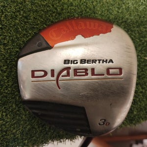 Callaway Diablo Fairway 3 Wood 3d Draw Stiff Flex Graphite