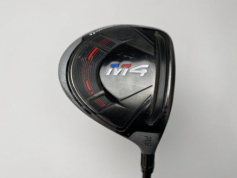 Taylormade M4 3 Fairway Wood 15* Fujikura Atmos 5A Senior RH Midsize Grip