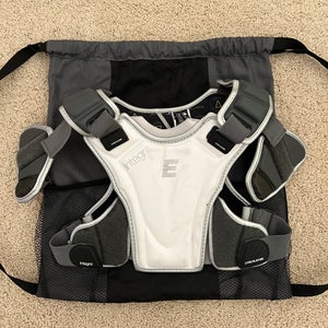 Epoch Integra Elite White Shoulder Pads with Bag Youth Size Medium
