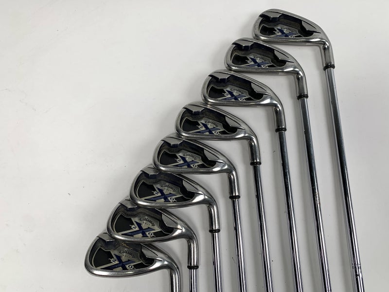 Callaway X-20 Iron Set 3-PW Uniflex Steel Mens RH +1''