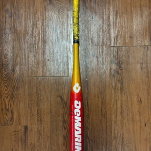 DeMarini Diablo - DX-1 31 In/19 Oz Youth Baseball Bat -12 Red/Gold / Used 2.25DIA