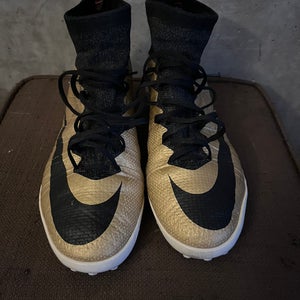 Gold Used Men's Nike Turf Cleats MercurialX Proximo TF Cleats