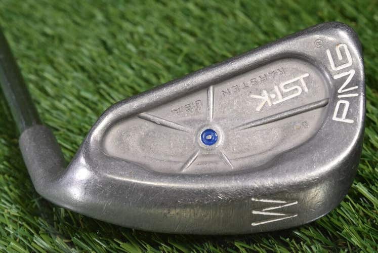 PING ISI K 1ST BLUE DOT W WEDGE PITCHING KARSTEN JZ STIFF FLEX STEEL SHAFT