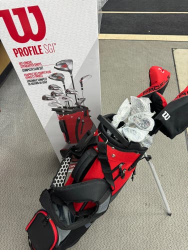 Wilson Profile Left Hand Tall Complete set with bag