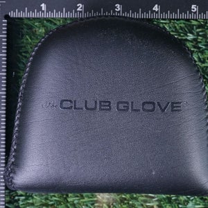 CLUB GLOVE RH MALLET PUTTER HEADCOVER, BLACK ~ L@@K!!
