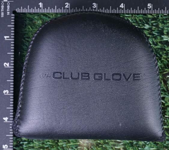 CLUB GLOVE RH MALLET PUTTER HEADCOVER, BLACK ~ L@@K!!