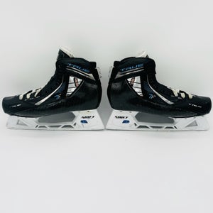 Custom Blue True TF Pro Goalie Hockey Skates-12 D/A