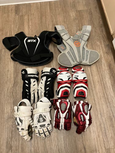 Lot of Youth Lacrosse Pads