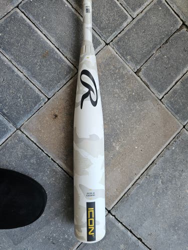 Used 2024 Rawlings Icon USSSA Certified Bat (-5) Composite 26 oz 31"