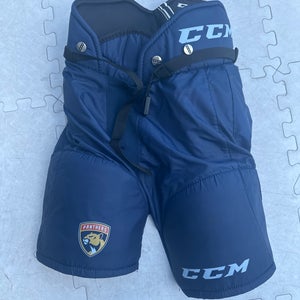 CCM LTP Florida Panthers Navy Blue Hockey Pants Junior Small