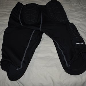 NEW - Adidas Aeroready Techfit 7 Pad Integrated Football Girdle, Black, Adult Large