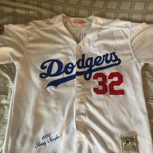 White New Large Mitchell & Ness Jersey
