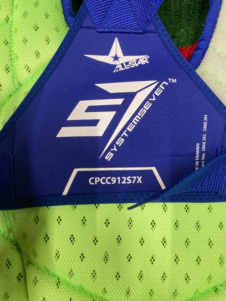 Ensemble Complet De Protection All Star System 7 Pour Attrapeur - Jeunesse 10-12 Ans - Bleu