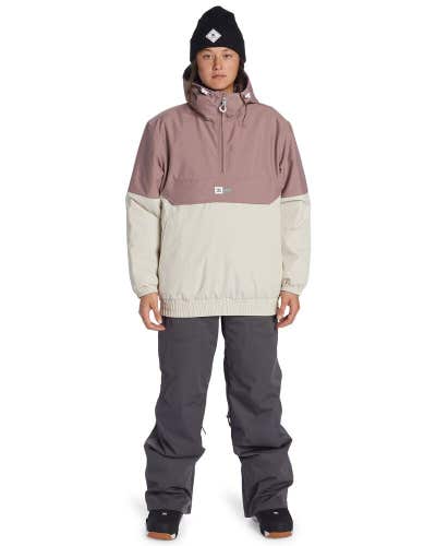 DC Nexus Reversible Anorak Snowboard Jacket, Women's Medium Twilight Mauve