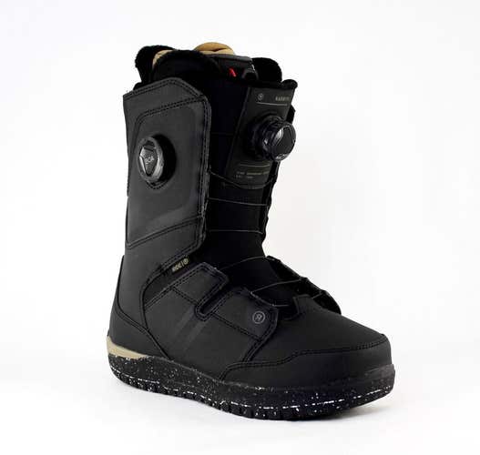 Ride Karmyn Zonal Double Boa Snowboard Boots, Women's Size 8, Black, New 2026