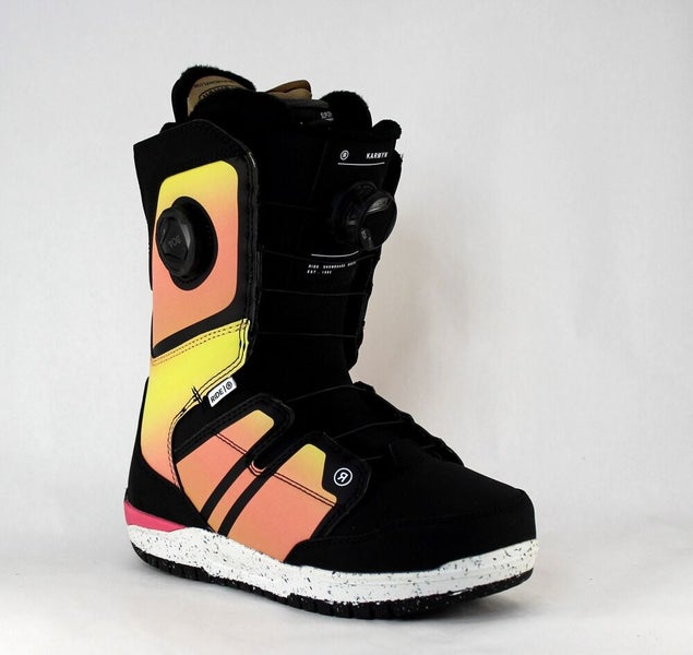 Ride Karmyn Zonal Double Boa Snowboard Boots, Women's Size 7, Sunset, New 2025