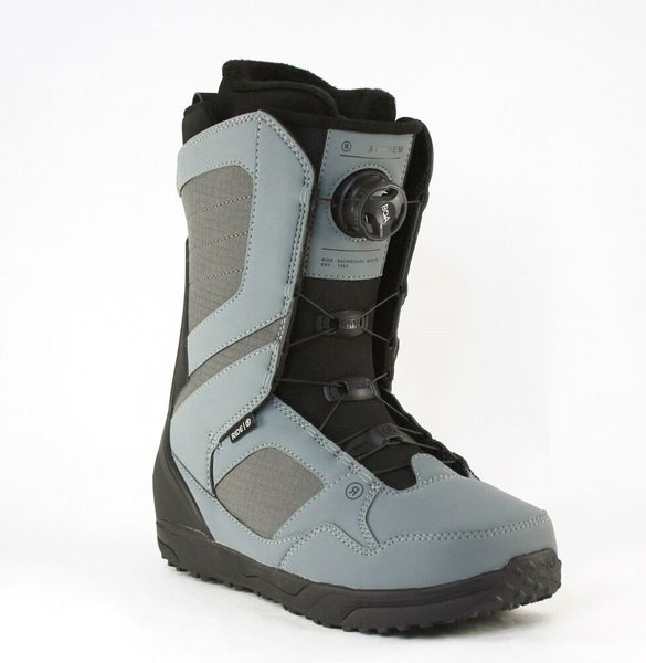 Ride Anthem Boa Snowboard Boots Men's Size 8 Slate Grey New 2025