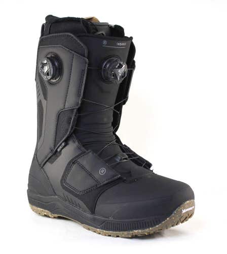 Ride Insano Double Boa Snowboard Boots Men's Size 10 Black New 2026