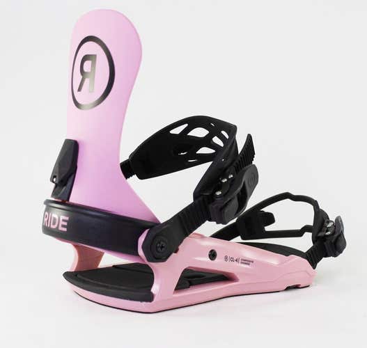 Ride CL-4 Snowboard Bindings Medium (Women's US Size 7-11) Pink New 2025