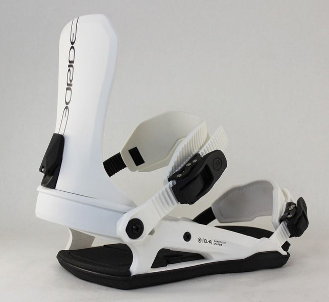 Ride CL-6 Snowboard Bindings Medium (Women's US Size 7-11) White 2025