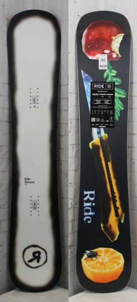 Ride Burnout Men's Snowboard 152 cm, All Mountain Park Twin New 2025