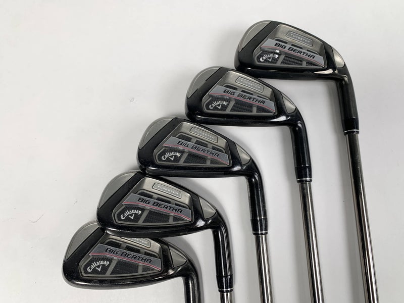 Callaway Big Bertha OS Iron Set 5-9 UST Mamiya Recoil ES 460 F2 Senior RH