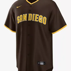 NIKE San Diego Padres  Stitched Brown MLB Jersey Men’s Sz S $115