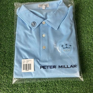 Scotty Cameron Polo - 3 Point Crown- 2XL - Seaport Blue - Performance Jersey