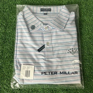 Scotty Cameron Peter Millar Performance 7 Point Crown Polo 2XL Channel Blue