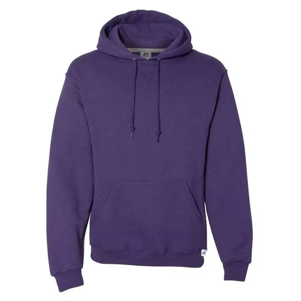Russell Athletic Youth Unisex Dri Power Large Purple Hooded Sweatshirt New