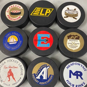 Mississauga Hockey League pucks