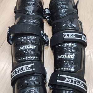 Used 15" Mylec Shin Pads ball hockey